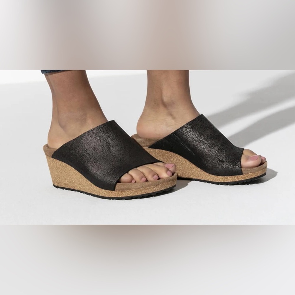 Birkenstock Women's Namica Papillio Suede Leather Sandals Size 40 - Picture 2 of 13